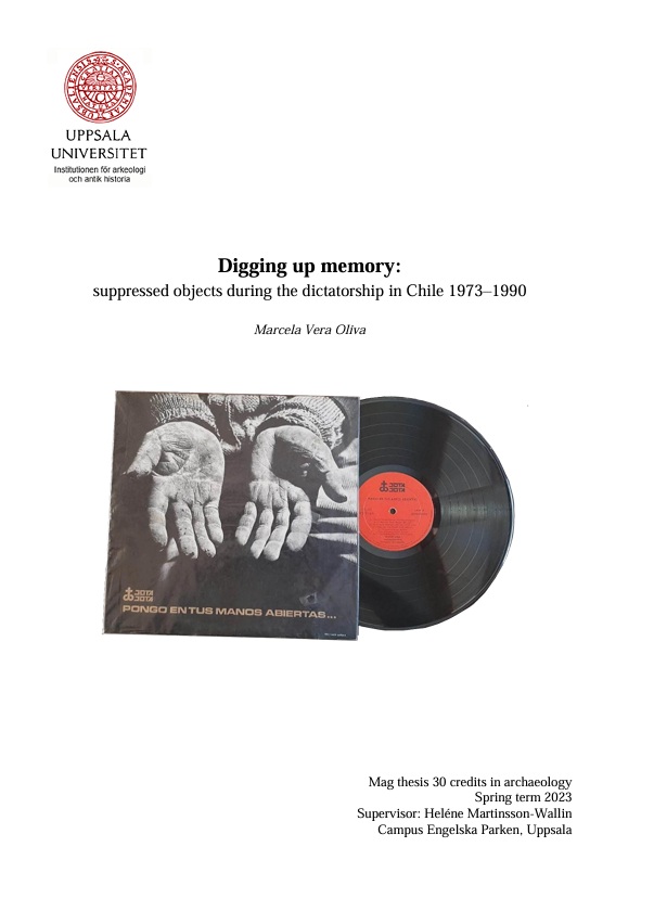 Digging up memory: suppressed objects during the dictatorship in Chile 1973–1990