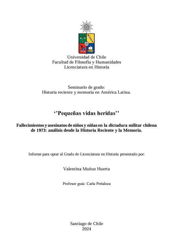 Pequeñas vidas heridas